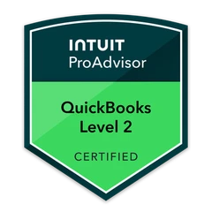 QuickBooks Certification Level 2 badge